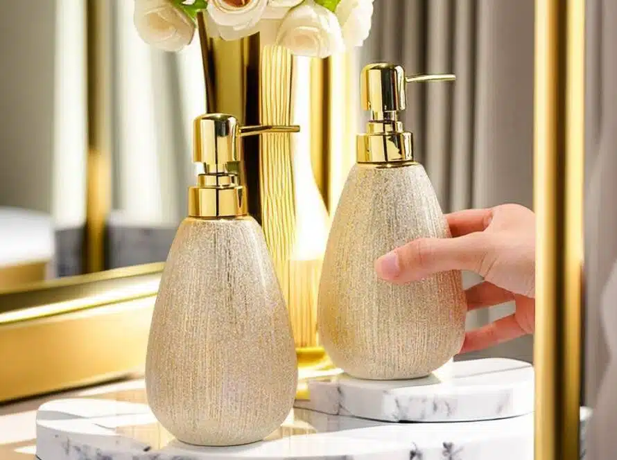 ceramic soap dispenser C-0001